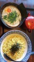 「塩ぽたつけ麺」@活力豚骨ラーメン 大成屋の写真