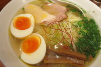 「塩そば＋味玉」@福の神食堂の写真