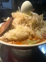 「ミニ担々麺　640円＋茹で玉子0円」@麺屋 婆娑羅の写真