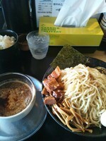 「獏”（味玉トッピング）」@麺坊 炗の写真