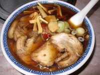 「チャーシューめん　600円」@同気食堂の写真