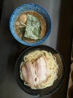 「濃厚魚介つけめん(並盛)(あつもり)＋特製トッピング１」@麺屋 中川會 神保町店の写真