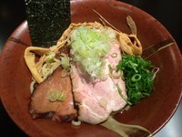 「海老まぜそば（７６０円）＋肉増し」@喜元門 つくばサイエンス通り店の写真