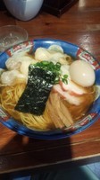 「特製ワンタン麺　黒だし」@八雲の写真