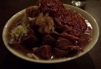 「ぶた入りオロチョンラーメン中もり(750円)」@にかいやの写真