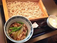 「黒豚つけうどん」@櫻月の写真