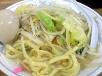 「タンメン(720円)+旨塩味玉(100円)」@トナリ 木場店の写真