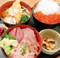 「特上満腹セット（1250円？）」@勘太そばの写真