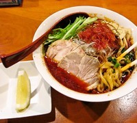 「クリムゾンキャット＋亜種　800円+50円=850円」@ラーメン ドラ猫の写真