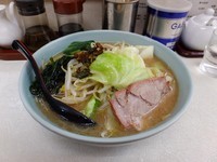 「野菜ラーメン(中盛)」@ラーメンショップ さつまっ子 矢口店の写真