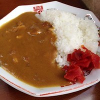 「ラーメンセット②（醤油ラーメン　カレーライス）650円」@ニコニコ亭の写真