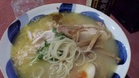 「純鶏そば　鶏清湯+塩　900円」@らーめん天神下 大喜の写真