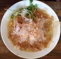 「和風　塩（700円）+中盛（無料）」@らーめん 夢中の写真