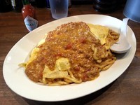 「【アキラ式パスタプレミアム】ボロネーゼスペシャル（大）」@ラーメンアキラの写真