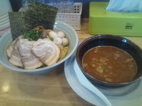 「美熊家特製つけ麺＋チャーシュー・うずら」@美熊家 高崎店の写真