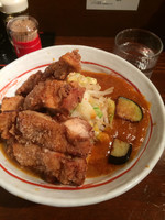 「あんかけＤX」@旨辛ラーメン表裏 高田馬場店の写真