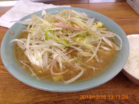 「ねぎラーメン中盛り 800円」@ラーメン ONOMICHIの写真