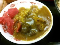 「熊本ラーメン＆ミニカレーセット(850円)」@北熊本SA 上り線 スナックコーナー ロイヤル北熊本上り店の写真