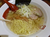 「塩ラーメン（580円）」@ラーメン&らーめん 一代元 勝田店の写真