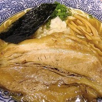 「あっさり煮干そば　680円」@煮干中華ソバ 宮庵の写真