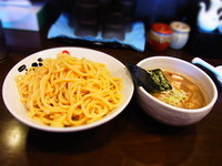 「メガ豚煮干しつけ麺 750円 特盛り(400g) 100円」@らーめん福たけ 袖ヶ浦店の写真