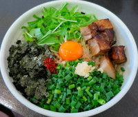 「まぜそば」@らーめん まぜそば てっぺん 天白原分店の写真