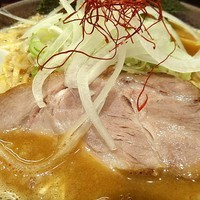 「濃厚味噌らーめん（大盛無料）750円」@もんなか 〇心厨房の写真