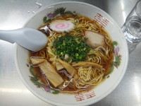 「ラーメン350円」@富士見そば 下りホーム店の写真