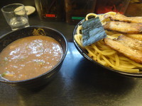 「豚骨つけ麺大盛+肉増し」@無鉄砲 つけ麺 無極の写真