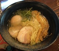 「あご塩らーめん＋味玉（￥700＋￥100）」@RA-MEN BAR NAGOMIの写真