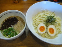 「塩つけめん+味付け煮玉子」@らーめん うさぎやの写真