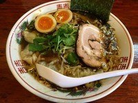 「ワンタンメン＋煮玉子（￥800＋￥100）」@麺や青龍の写真