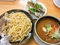「４ｔｈカレーつけ麺（大盛）Ｂ＋⑤＋⑥　1,650円」@MENYA 食い味の道有楽の写真
