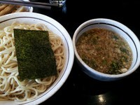 「煮干つけそば＋大盛り＋極太めんま」@中華そば しながわの写真