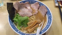 「チャーシューめん(こってり＋海老辛)」@らーめん がんちゃの写真