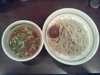 「あじ玉胡麻つけ麺(あつもり)」@拉麺 阿修羅 船橋本店の写真