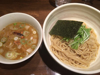 「濃い出汁つけそば」@日本橋 製麺庵 なな蓮の写真