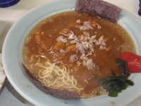 「カレーラーメン(650円)ライス(100円)」@ラーメンショップ 椿峠店の写真