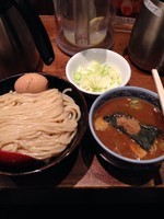 「つけ麺 大盛り たまご」@つけ麺専門店 三田製麺所 新宿西口店の写真