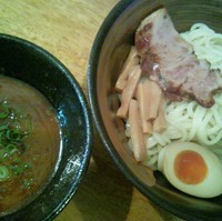 「辛つけ麺（醤油）　８００円」@ラーメン天天の写真