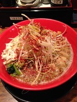 「特製ゴマ煮干白醤油」@麺屋 青空 千日前通り店の写真