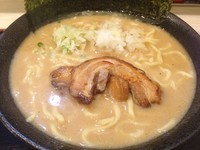 「魚介豚骨ラーメン(太麺) ¥700」@麺バカ息子の写真