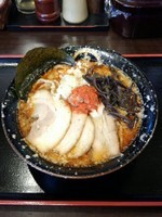 「海老辛醤ラーメン（並）」@煮干 丸めの写真