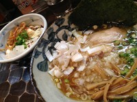 「【限定】龍介煮干 醤油 780 + チャーマヨ丼 300」@特級鶏蕎麦 龍介の写真