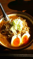 「札幌味噌ラーメン　７００円　味玉（クーポン）」@らーめん 田中家の写真