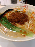 「信州味噌タンタン麺」@味噌らーめん 不ニ乃 宇都宮店の写真