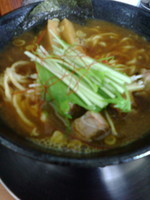 「カレーラーメン　太麺」@麺屋 きく凛の写真