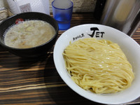 「鶏煮込みつけ麺」@ラーメン人生 JET 福島本店の写真