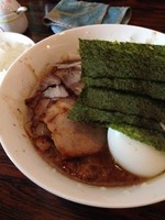 「ラーメン 650円 ＋ ライス 0円」@前原商店の写真