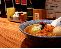 「でづのかにやん＋味玉（780円）」@ラーメン燈郎の写真